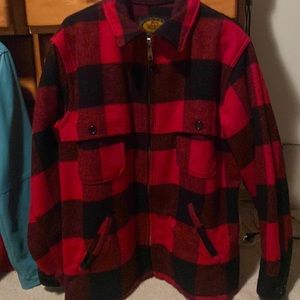 Wool Buffalo Plaid Jacket